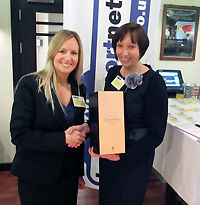 Natalie Shears from Travelex and Jennie Sanders of Simpson Millar